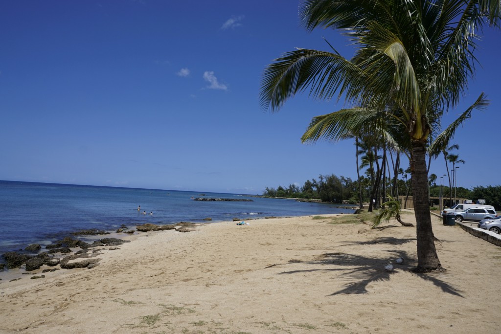 North Shore Beach auf Oahu