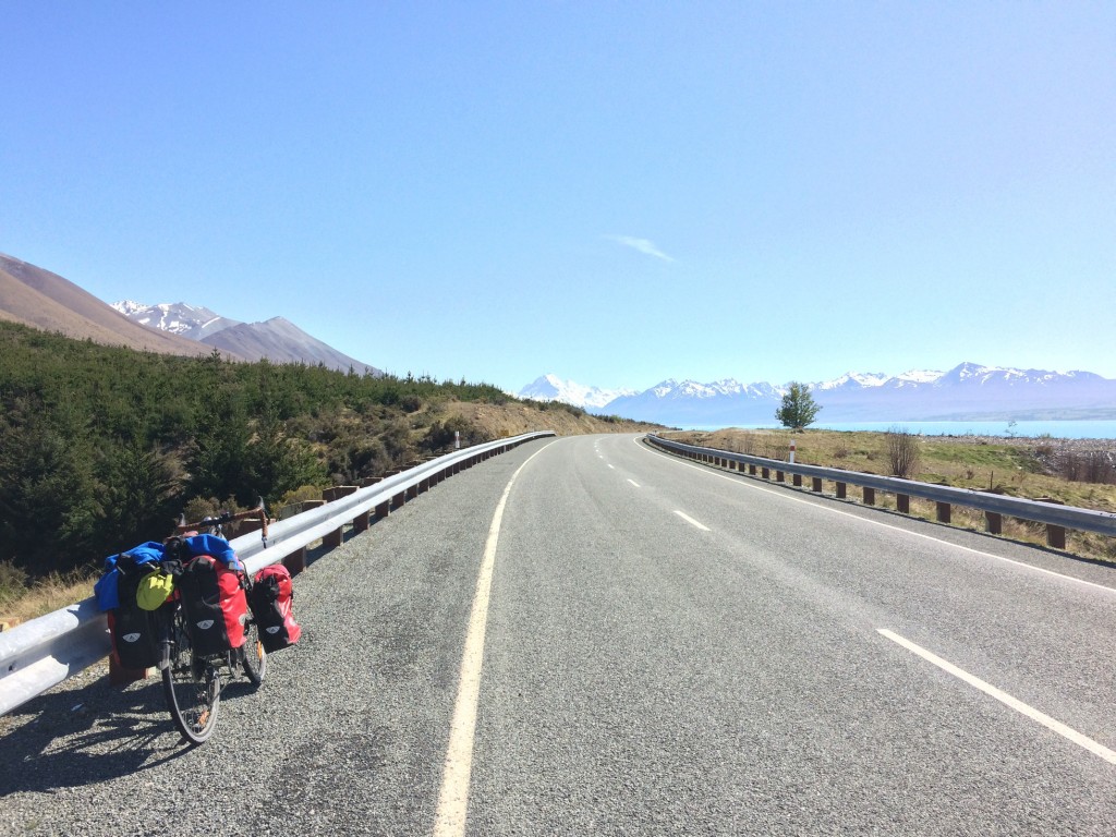 Hinweg zum Mt. Cook - leider sah der Rückweg ganz anders aus.